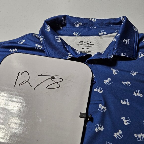 Snake eyes Men’s Polo golf shirt size XL/TG - Picture 10 of 10